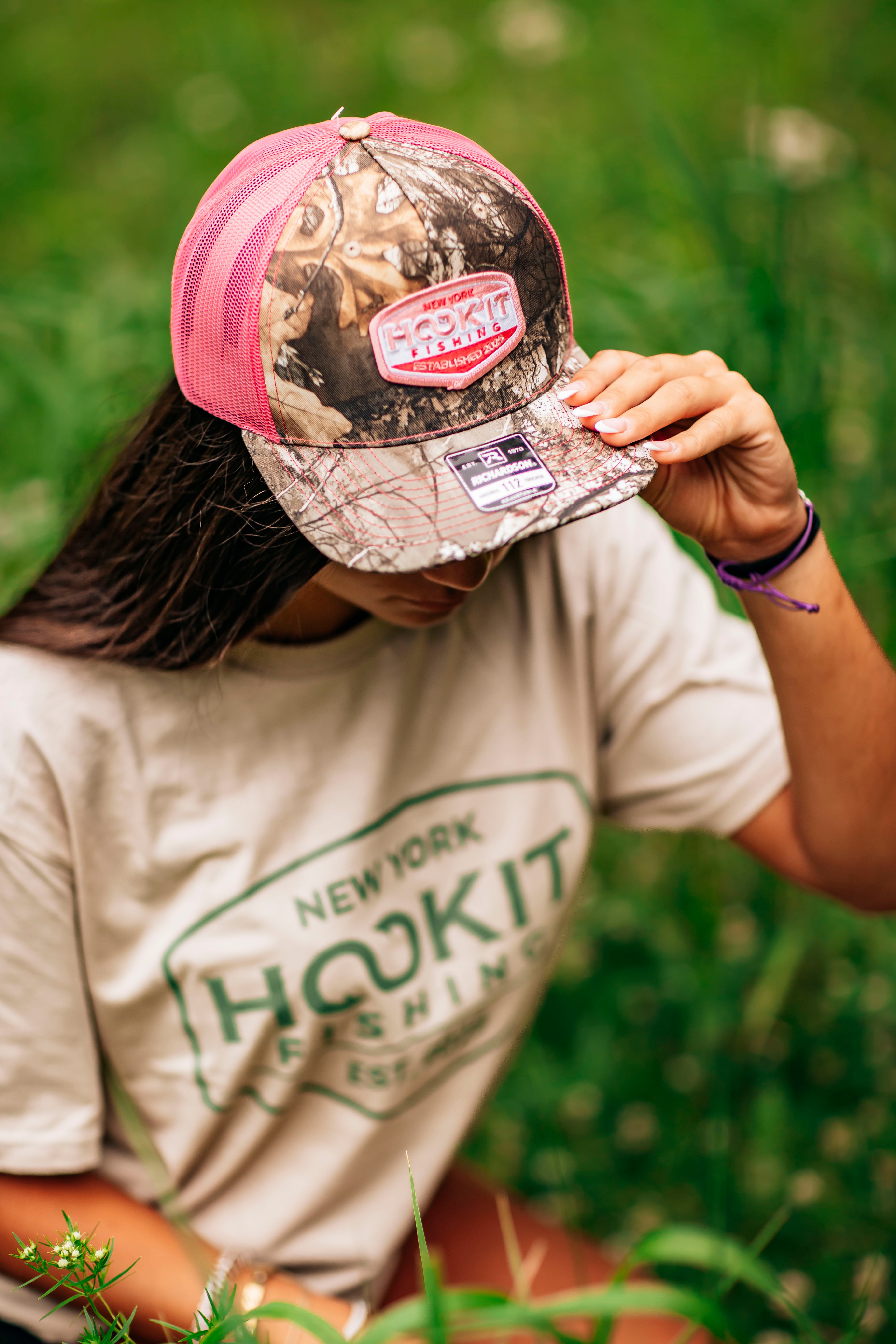 Ladies Love Fishing Too - Standard Camo Patch Hat