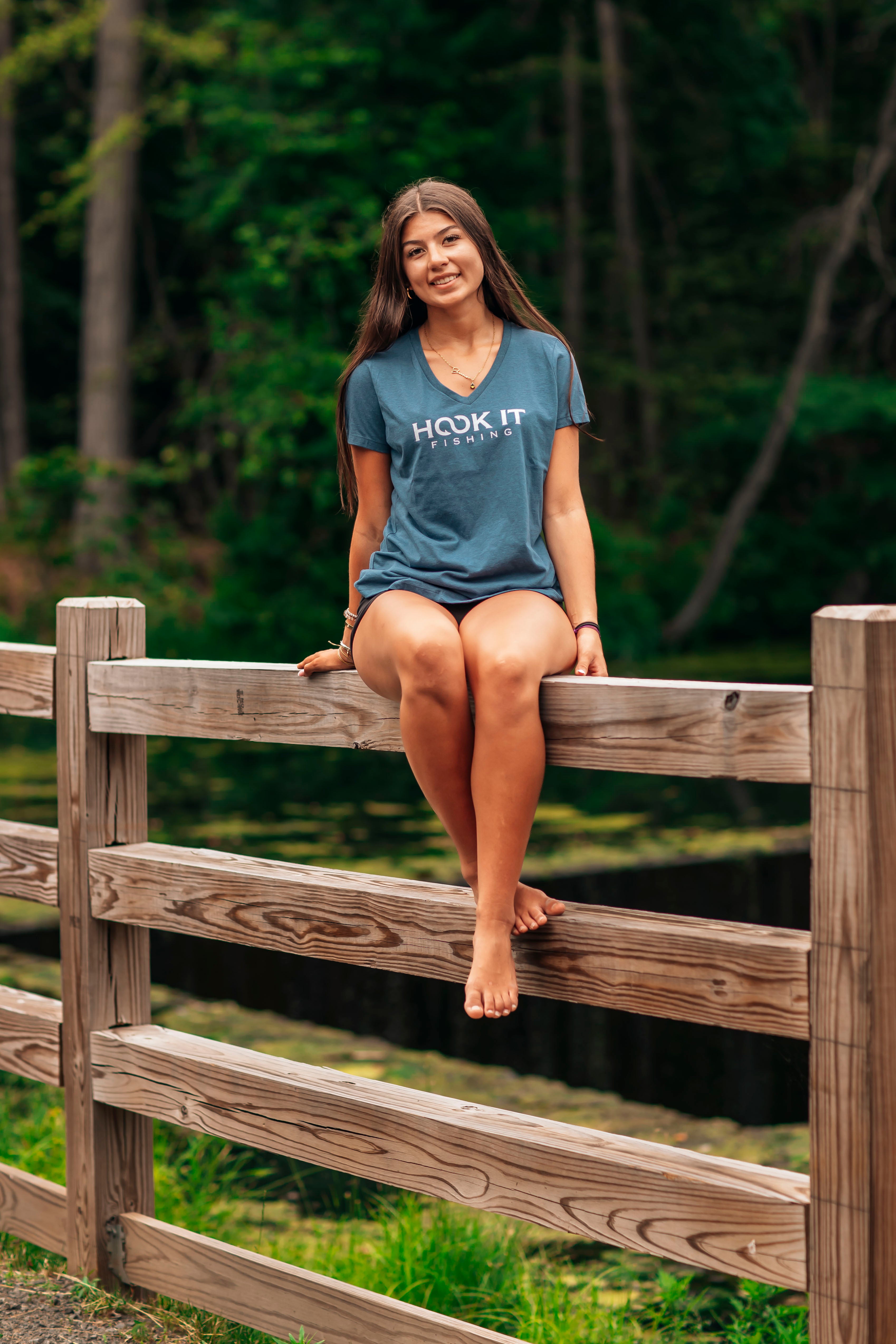 Women's V-neck Tee