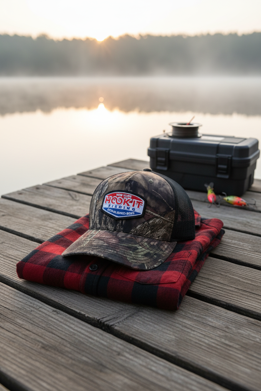 Fishing Freedom - Camo Patch Hat