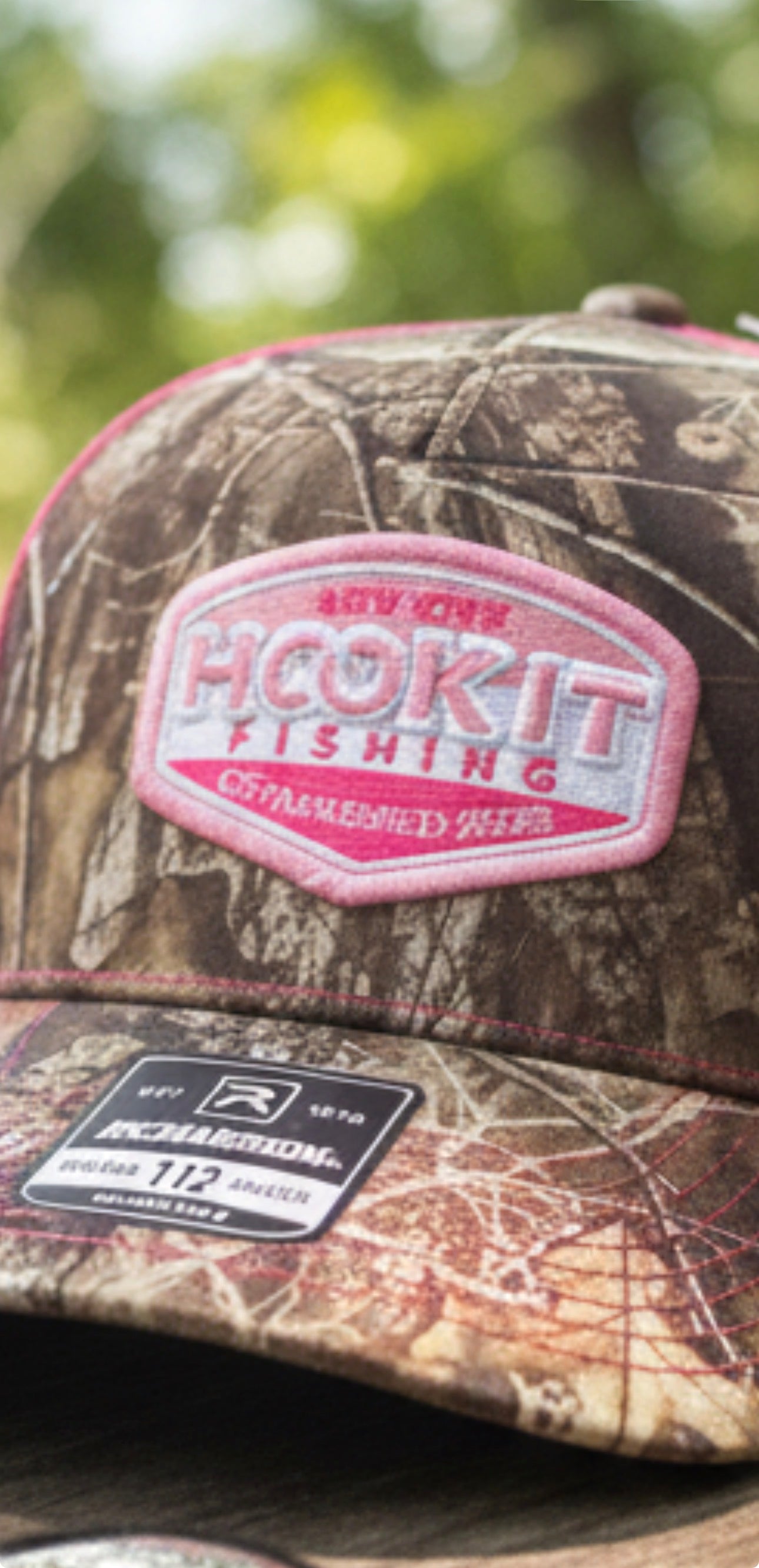 Ladies Love Fishing Too - Standard Camo Patch Hat