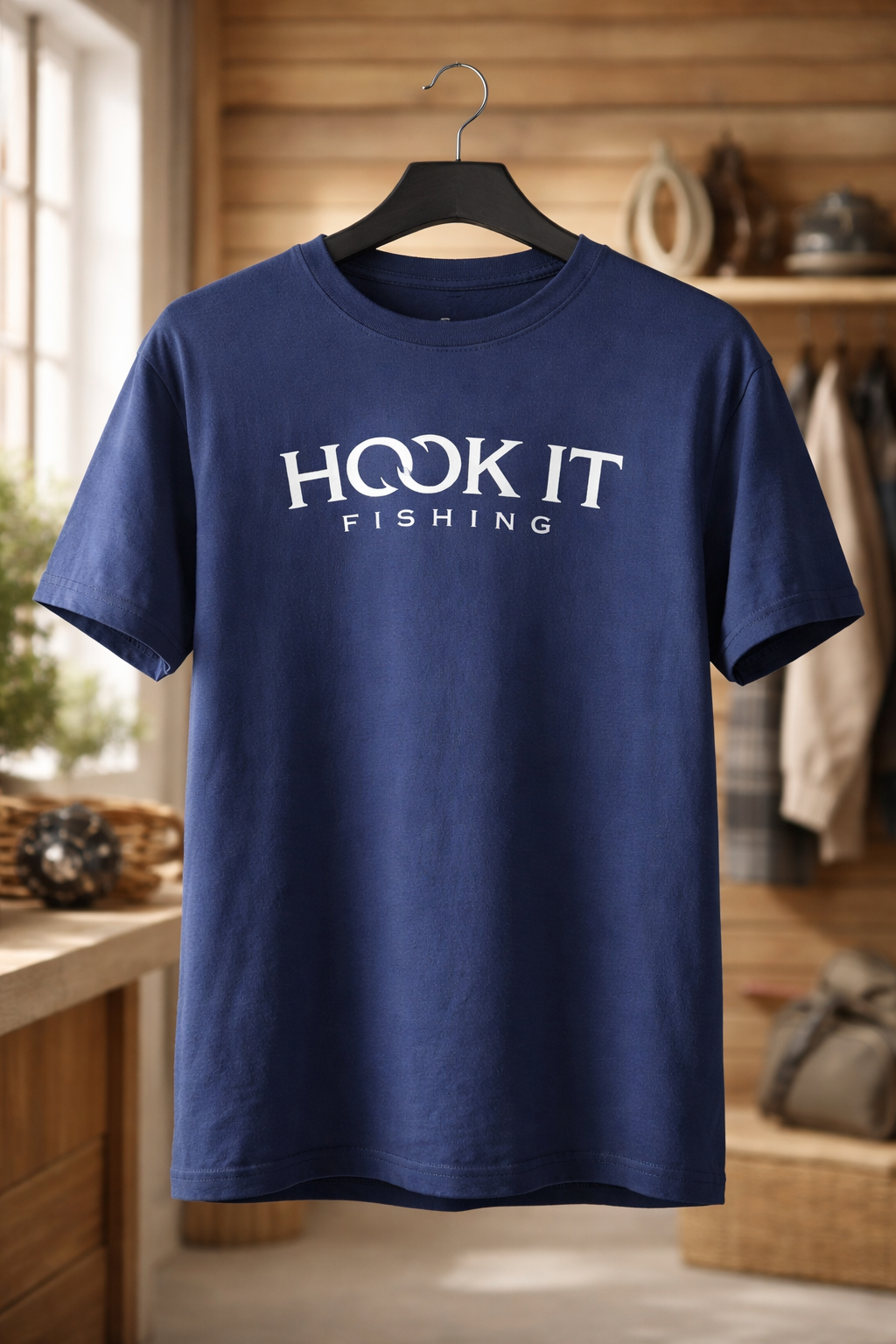 Any Original Hook It Hat and Navy Shirt