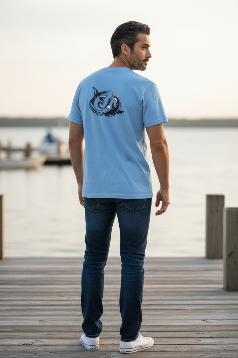 Get Hooked Collection - Baby Blue Sharks