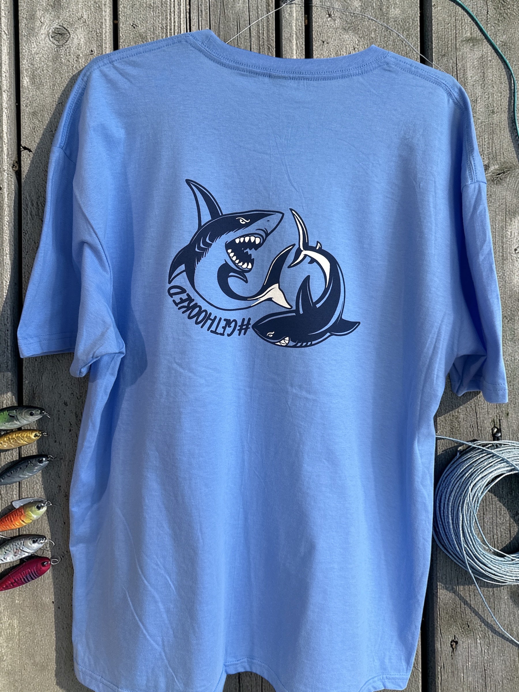 Get Hooked Collection - Baby Blue Sharks