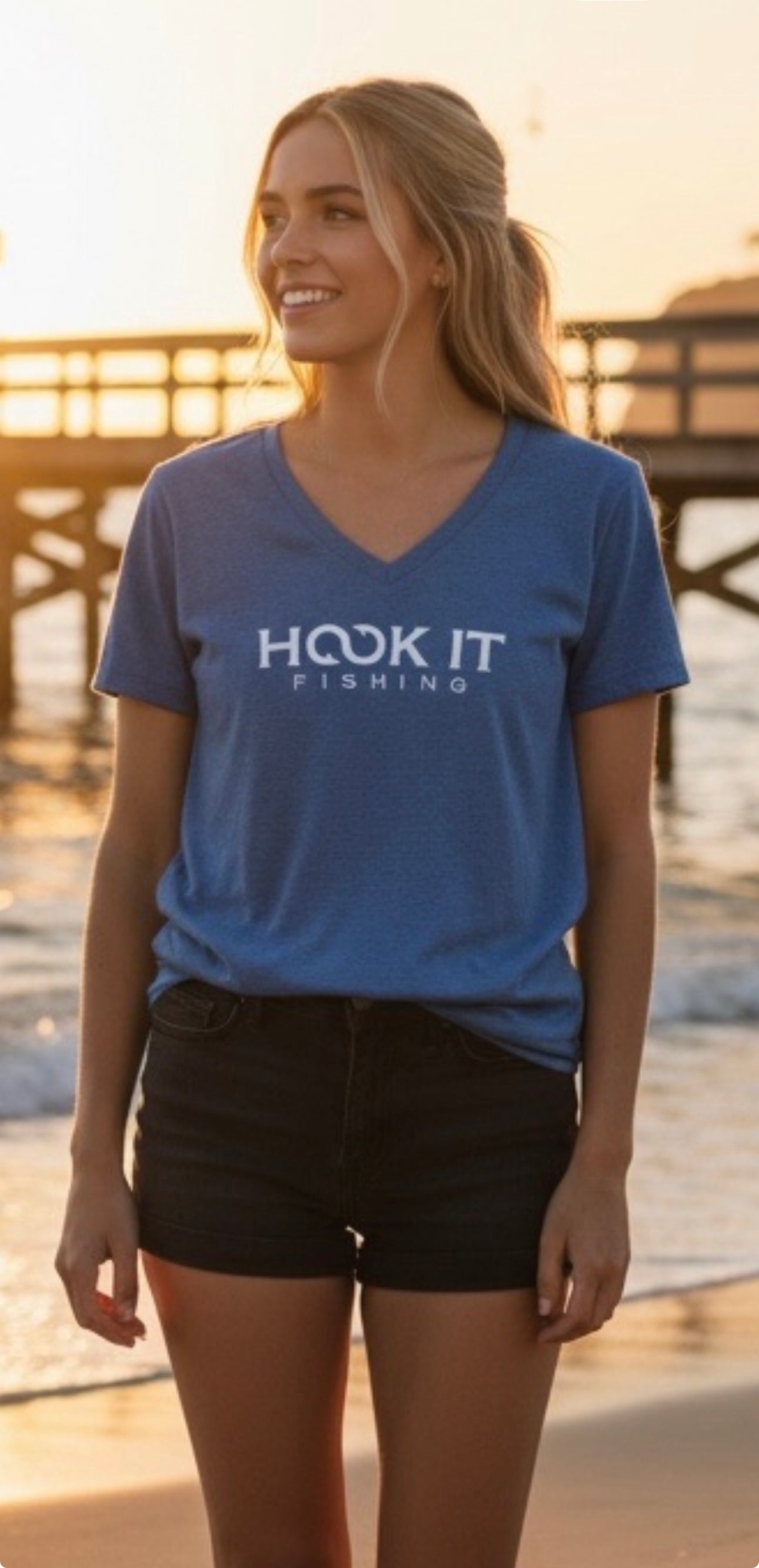 Women's V-neck Tee